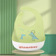 Spray per bambini spray impermeabile in silicone bavaga asciugamano di saliva ultra-sottile, modello: atleta di dinosauri