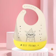 Spray per bambini spray impermeabile in silicone bavaga asciugamano di saliva ultra-sottile, schema: vetri di coniglio 2