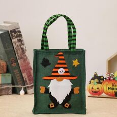 Tote borse da bambole di cartone animato di Halloween (verde)