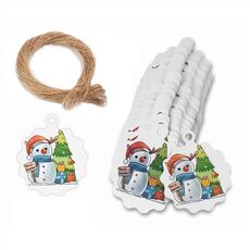5 pacchi Set di carte da regalo per tag di carta Kraft Christmas (L-29)