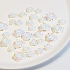 5 pacchetti SP0473 30pcs/pacchetto di nail art 3d di strass decorativi (bianco colorato)