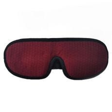 Maschera per occhi per dormire con ombreggiatura traspirante 3D (rosso viola)