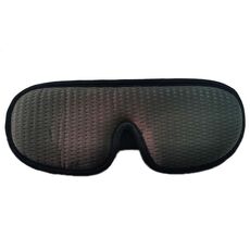 Maschera per occhi per dormire con ombreggiatura traspirante 3D (grigio)