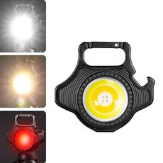 E-SMARTER W5133 mini portachiavi torcia portatile a luce forte, specifica: nero