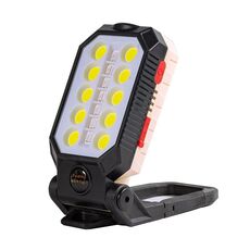 E-SMARTER COB Luce da lavoro USB Torcia di emergenza Lampada di manutenzione, stile: W599A 10 fori