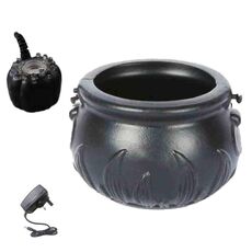 Disposizione della scena del fumatore della zucca del barilotto della strega di Halloween (barile della fiamma del Regno Unito)
