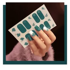 10 PCS Adesivo per nail art impermeabile con stampa a caldo 3D (Z/A098)