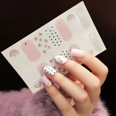 10 PCS Adesivo per nail art impermeabile con stampa a caldo 3D (Z/A099)