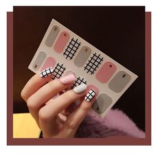 Adesivo per nail art impermeabile con stampa a caldo 3D da 10 pezzi (Z/A101)
