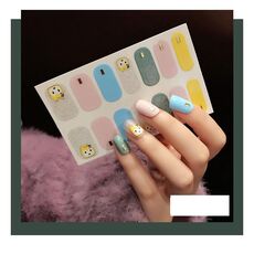 10 PCS Adesivo per nail art impermeabile con stampa a caldo 3D (Z/A117)