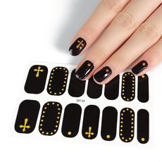 10 PCS Adesivo per nail art impermeabile con stampa a caldo 3D (Z/A134)
