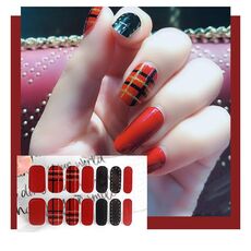 10 PCS Adesivo per nail art impermeabile con stampa a caldo 3D (Z/A086)