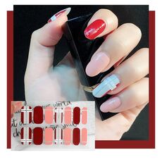 Adesivo per nail art impermeabile con stampa a caldo 3D da 10 pezzi (Z/A093)