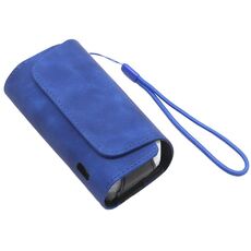 Custodia protettiva in pelle antiurto per sigaretta elettronica per IQO 3.0 (blu)
