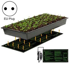 Pad riscaldante per piantine con display digitale da 20 x 10 pollici con regolazione della temperatura temporizzata (spina UE 230 V)