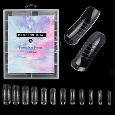2 Scatole Nail Crystal Rapid Light Therapy Extension Nail Model, Forma: 120 PZ 03