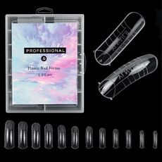 2 Scatole Nail Crystal Rapid Light Therapy Extension Nail Model, Forma: 120 PZ 09