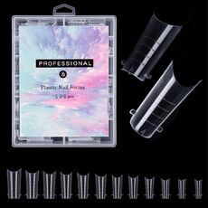 2 Scatole Nail Crystal Rapid Light Therapy Extension Nail Model, Forma: 120 PZ 14