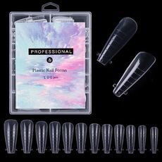 2 Scatole Nail Crystal Rapid Light Therapy Extension Nail Model, Forma: 120 PZ 15