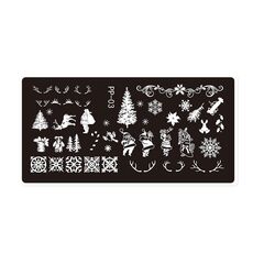 Piastra in acciaio stampata per nail art da sogno a farfalla (E084-3)