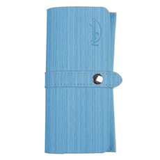 Portasigarette elettroniche a chiusura automatica ROYALCO per Juul, stile: motivo in tessuto (blu)