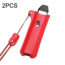 Custodia protettiva anti-goccia per sigaretta elettronica 2 pezzi con cordino per Uwell Caliburn (rosso)