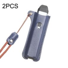 Custodia protettiva anti-goccia per sigaretta elettronica 2 pezzi con cordino per Uwell Caliburn (blu)