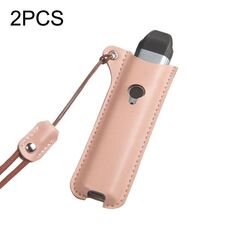 Custodia protettiva anti-goccia per sigaretta elettronica 2 pezzi con cordino per Uwell Caliburn (rosa)