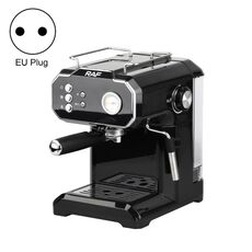 RAF R.104 Home Piccola macchina da caffè a schiuma di latte a vapore semiautomatica ad alta pressione, spina europea (nero)