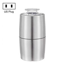 Miscelatore per chicchi di caffè con macinacaffè elettrico per uso domestico, stile: spina americana da 50 g con guscio in acciaio inossidabile