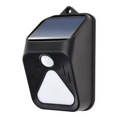 Allarme antifurto solare Telecomando Allarme a induzione del corpo umano (nero)