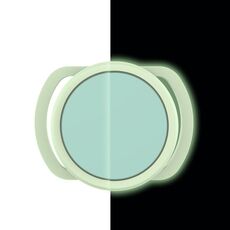 Custodia in silicone anti-smarrimento da 2 pezzi per AirTag, dimensioni: 35 mm (verde luminoso + verde menta)