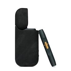 Custodia protettiva in denim per sigaretta elettronica per IQOS 2.4 Plus (nero)
