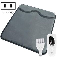 Scaldapiedi elettrico da 60 W per donna, uomo, coperta riscaldante, spina americana, 120 V (grigio scuro)