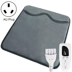 Scaldapiedi elettrico da 60 W per donna, uomo, coperta riscaldante, spina AU 240 V (grigio scuro)