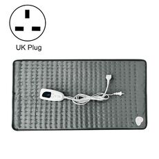 Coperta riscaldante elettrica per fisioterapia domestica, dimensioni: 60x30 cm, tipo di spina: spina britannica (grigio scuro)