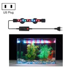 Q20CF Luce RGB 90-260 V Luce subacquea per acquario Luce LED per acquario (spina USA)
