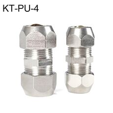 KT-PU-4 Connettore per tubo in rame con raccordo rapido pneumatico dritto in rame nichelato LAIZE