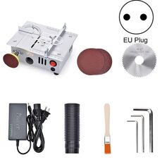 Taglierina per sega da tavolo mini modello multifunzione S6 96W, specifica: versione standard (spina UE)