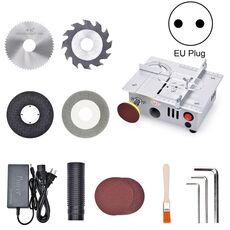 S6 96W Mini sega da tavolo modello multifunzionale da tavolo, specifica: versione di fascia alta (spina UE)