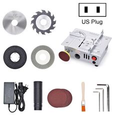 Taglierina per sega da tavolo mini modello multifunzione S6 96W, specifica: versione di fascia alta (spina americana)