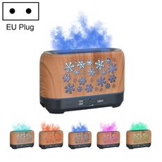 Umidificatore per lampada affumicata con incenso a fiamma di simulazione colorata per la casa, modello: senza telecomando (spina UE)