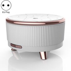 Diffusore di aromaterapia ad ultrasuoni Umidificatore Diffusore di oli essenziali Spina europea (luna bianca)