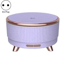 Diffusore di aromaterapia ad ultrasuoni Umidificatore Diffusore di oli essenziali Spina europea (Punto fiore viola)