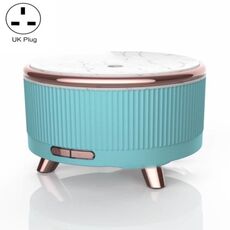 Diffusore di aromaterapia ad ultrasuoni Umidificatore Diffusore di oli essenziali Spina UK (smeraldo)