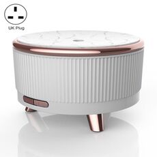Diffusore di aromaterapia ad ultrasuoni Umidificatore Diffusore di oli essenziali Spina britannica (luna bianca)