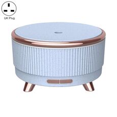 Diffusore di aromaterapia ad ultrasuoni Umidificatore Diffusore di oli essenziali Spina britannica (punto fiore blu)