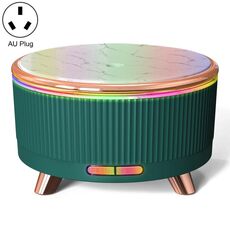 Diffusore di aromaterapia ad ultrasuoni Umidificatore Diffusore di oli essenziali Spina AU (verde scuro)