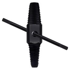 3 PZ 4/6 Punti Rubinetto Rompere Vite di Rimozione Liscio Dente di Seta Vite a Doppia Testa Strumento (Nero)