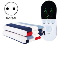 180x150cm Materasso elettrico per coperta elettrica a temperatura regolabile a doppio controllo (spina UE)